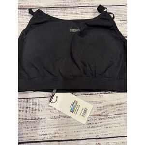 Gymshark NWT Light Support Flex Strappy Sports Bra in Black Size Medium